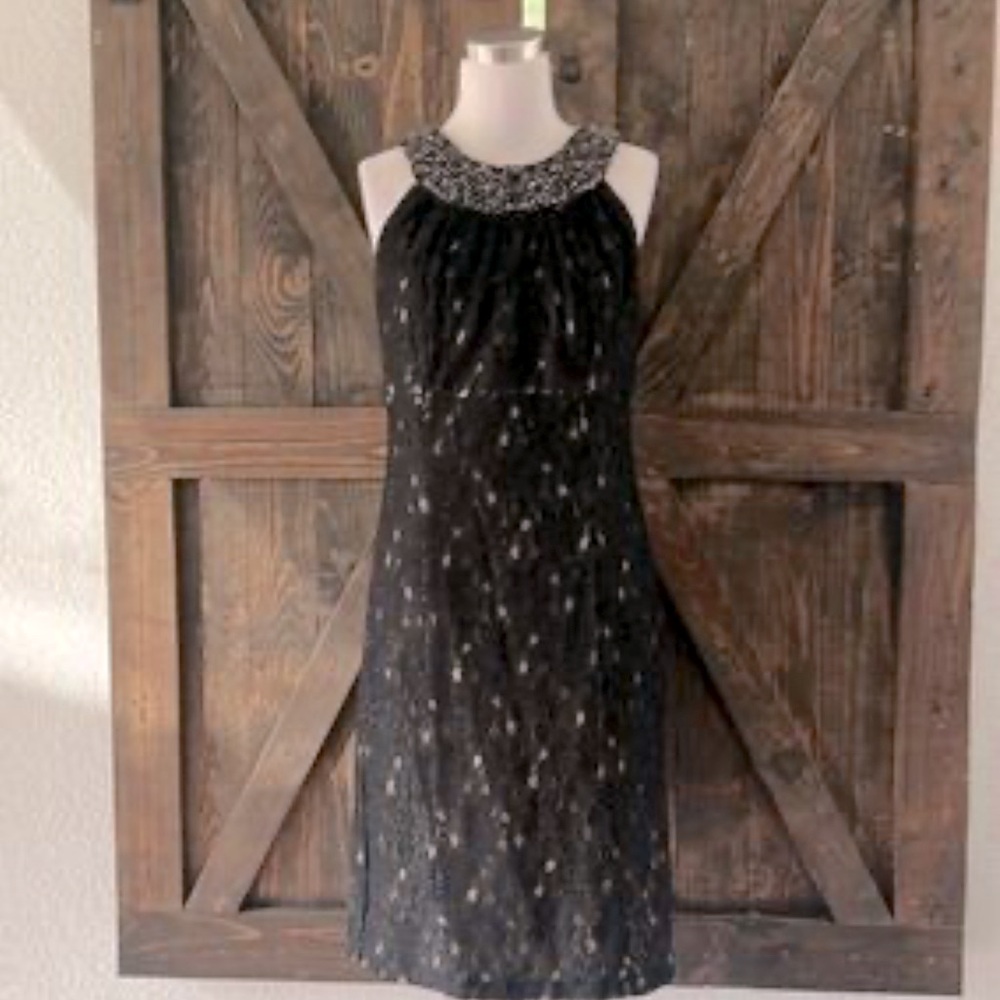 Cachet Black sparkly dress NWT size 12